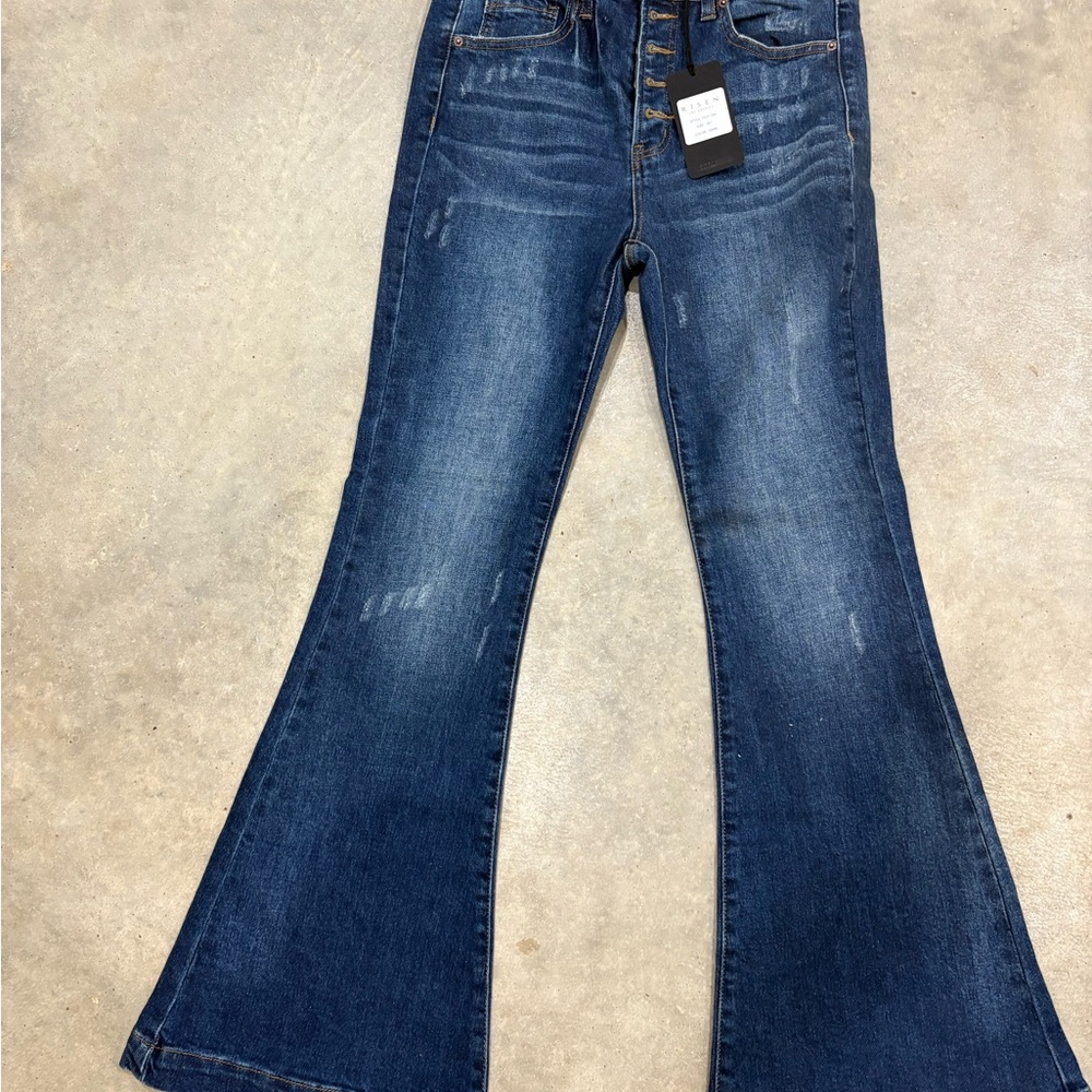 Classic Indigo Flare Jeans